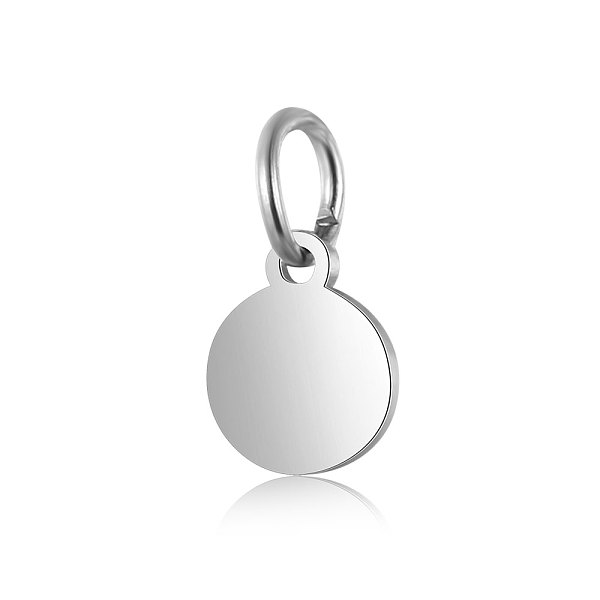 PandaHall 201 Stainless Steel Pendants, Flat Round, Stamping Blank Tag, Stainless Steel Color, 9.5x8x1mm, Hole: 3.5mm 201 Stainless Steel...
PandaHall 201 Stainless Steel Pendants, Flat Round, Stamping Blank Tag, Stainless Steel Color, 9.5x8x1mm, Hole: 3.5mm 201 Stainless Steel...