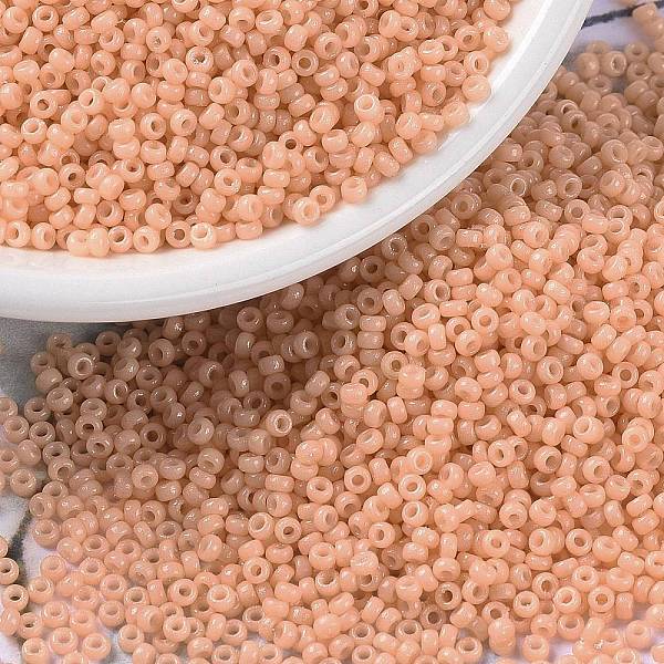 PandaHall MIYUKI Round Rocailles Beads, Japanese Seed Beads, 15/0, (RR4461) Duracoat Dyed Opaque Tea Rose, 1.5mm, Hole: 0.7mm, about..., Pink
PandaHall MIYUKI Round Rocailles Beads, Japanese Seed Beads, 15/0, (RR4461) Duracoat Dyed Opaque Tea Rose, 1.5mm, Hole: 0.7mm, about..., Pink