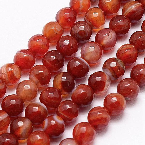 PandaHall Faceted Natural Agate Beads Strands, Dyed & Heated, Round, Grade A, Orange Red, 6mm, Hole: 1mm, about 61~62pcs/strand, 14.4~14.6...
PandaHall Faceted Natural Agate Beads Strands, Dyed & Heated, Round, Grade A, Orange Red, 6mm, Hole: 1mm, about 61~62pcs/strand, 14.4~14.6...