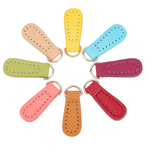 PandaHall CHGCRAFT 8Pcs 8 Colors Cattlehide Zipper Heads, Leather Zipper Pullers, for Boot, Jacket, Luggage Bags, Handbags, Purse, Jacket..., Multicolor
PandaHall CHGCRAFT 8Pcs 8 Colors Cattlehide Zipper Heads, Leather Zipper Pullers, for Boot, Jacket, Luggage Bags, Handbags, Purse, Jacket..., Multicolor
