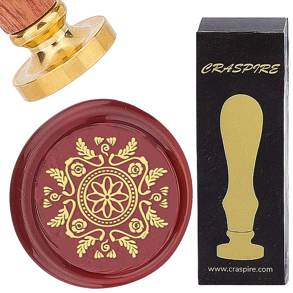 PandaHall CRASPIRE Flower Wax Seal Stamp Floral Sealing Wax Stamps 25mm Vintage Removable Brass Head with Wooden Handle for Wedding...
PandaHall CRASPIRE Flower Wax Seal Stamp Floral Sealing Wax Stamps 25mm Vintage Removable Brass Head with Wooden Handle for Wedding...