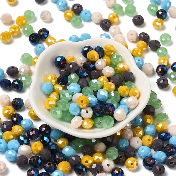 PandaHall Glass Beads, Faceted, Rondelle, Sky Blue, 8x6mm, Hole: 1mm, about 1210pcs/500g Glass Rondelle
PandaHall Glass Beads, Faceted, Rondelle, Sky Blue, 8x6mm, Hole: 1mm, about 1210pcs/500g Glass Rondelle