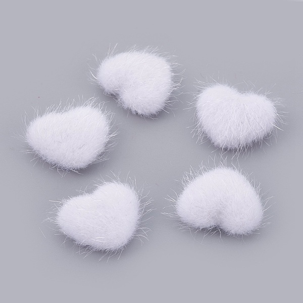 PandaHall Faux Mink Fur Covered Cabochons, with Alloy Bottom, Heart, Silver Color Plated, White, 14x17x6.5mm Alloy+Fibre Heart White
PandaHall Faux Mink Fur Covered Cabochons, with Alloy Bottom, Heart, Silver Color Plated, White, 14x17x6.5mm Alloy+Fibre Heart White