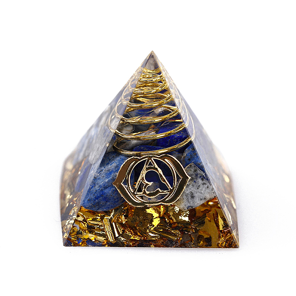 PandaHall Chakra Pattern Orgonite Pyramid Resin Display Decorations, Healing Pyramids, for Stress Reduce Healing Meditation, with Brass...
PandaHall Chakra Pattern Orgonite Pyramid Resin Display Decorations, Healing Pyramids, for Stress Reduce Healing Meditation, with Brass...
