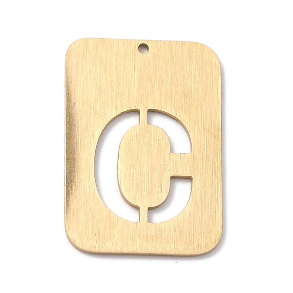 PandaHall Ion Plating(IP) 304 Stainless Steel Pendants, Rectangle with Alphabet, Hollow, Letter.C, 32x22x1mm, Hole: 1.5mm 304 Stainless...
PandaHall Ion Plating(IP) 304 Stainless Steel Pendants, Rectangle with Alphabet, Hollow, Letter.C, 32x22x1mm, Hole: 1.5mm 304 Stainless...