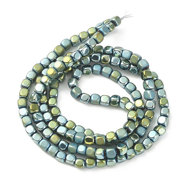 PandaHall Vacuum Plating Electroplate Non-magnetic Synthetic Hematite Beads Strands, Matte Style Beads, Cube, Green Plated, 3x3x3mm, Hole...
PandaHall Vacuum Plating Electroplate Non-magnetic Synthetic Hematite Beads Strands, Matte Style Beads, Cube, Green Plated, 3x3x3mm, Hole...