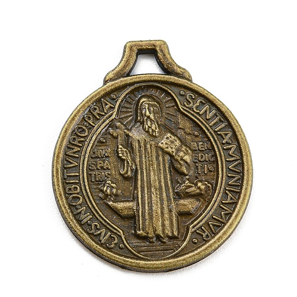 PandaHall Alloy Pendant, Flat Round with Jesus, Antique Bronze, 21x18x1.2mm, Hole: 2x3mm Alloy Flat Round
PandaHall Alloy Pendant, Flat Round with Jesus, Antique Bronze, 21x18x1.2mm, Hole: 2x3mm Alloy Flat Round