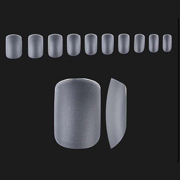 PandaHall ABS Plastic Frosted Seamless False Nail Tips, Practice Manicure Nail Art Tool, Clear, 14~20x7~14mm, 300pcs/box Plastic Clear
PandaHall ABS Plastic Frosted Seamless False Nail Tips, Practice Manicure Nail Art Tool, Clear, 14~20x7~14mm, 300pcs/box Plastic Clear