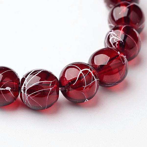 PandaHall Drawbench Transparent Glass Round Beads Strands, Spray Painted, Coconut Brown, 8mm, Hole: 1.3~1.6mm, about 100pcs/strand, 31.4...
PandaHall Drawbench Transparent Glass Round Beads Strands, Spray Painted, Coconut Brown, 8mm, Hole: 1.3~1.6mm, about 100pcs/strand, 31.4...