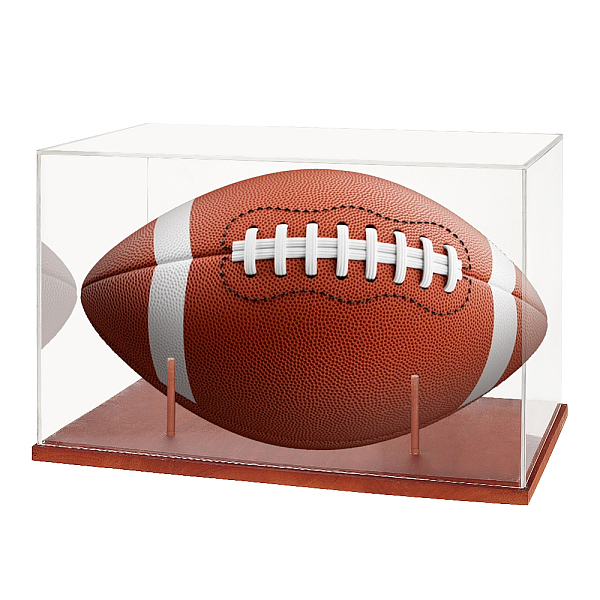 PandaHall Transparent Acrylic Rugby Ball Display Case, with Wood Base, Dustproof Rugby Ball Storage Holder, Rectangle, Camel, 19x31x20cm..., Brown
PandaHall Transparent Acrylic Rugby Ball Display Case, with Wood Base, Dustproof Rugby Ball Storage Holder, Rectangle, Camel, 19x31x20cm..., Brown