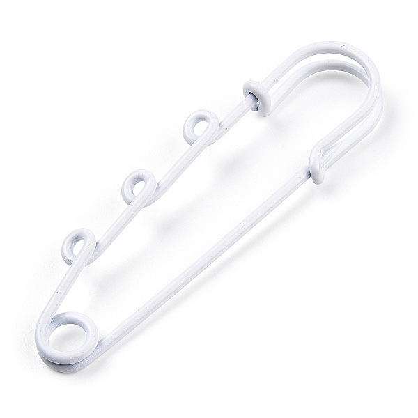 PandaHall Spray Painted Iron Brooch Findings, Kilt Pins with Triple Loops, White, 50x50x5.5mm, Hole: 2.5mm Iron White
PandaHall Spray Painted Iron Brooch Findings, Kilt Pins with Triple Loops, White, 50x50x5.5mm, Hole: 2.5mm Iron White