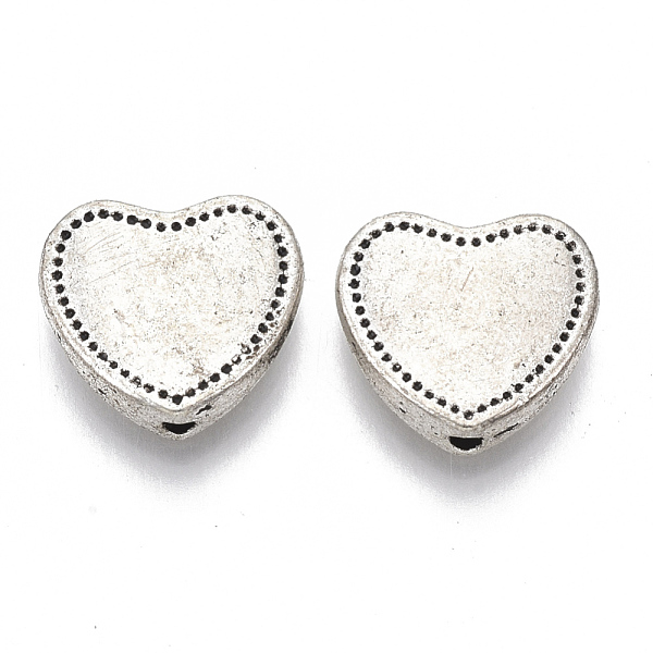 PandaHall Tibetan Style Alloy Beads, Cadmium Free & Lead Free, Heart, Antique Silver, 11x12x3.5mm, Hole: 1.2mm, about 620pcs/1000g Alloy...
PandaHall Tibetan Style Alloy Beads, Cadmium Free & Lead Free, Heart, Antique Silver, 11x12x3.5mm, Hole: 1.2mm, about 620pcs/1000g Alloy...