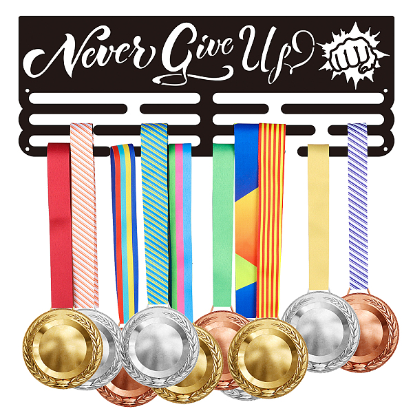 PandaHall SUPERDANT Sports Medal Hangers Display Personalized Medal Holder Never Give Up Sign Hook Wall Mounted Sports Running Ribbon Holder...
PandaHall SUPERDANT Sports Medal Hangers Display Personalized Medal Holder Never Give Up Sign Hook Wall Mounted Sports Running Ribbon Holder...