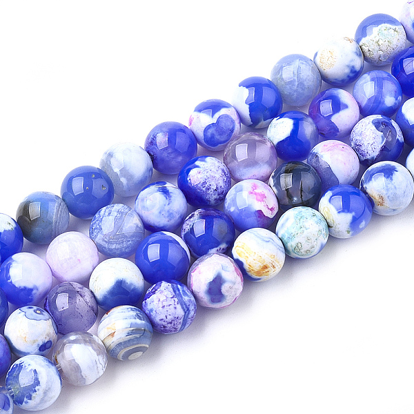 PandaHall Natural Fire Crackle Agate Beads Strands, Dyed, Round, Colorful, 8mm, Hole: 1mm, about 46~48pcs/strand, 14.56 inch~15.15 inch Fire...
PandaHall Natural Fire Crackle Agate Beads Strands, Dyed, Round, Colorful, 8mm, Hole: 1mm, about 46~48pcs/strand, 14.56 inch~15.15 inch Fire...