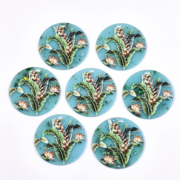 PandaHall Acrylic Big Pendants, 3D Printed, Flat Round with Flower Pattern, Sky Blue, 54x2.5mm, Hole: 5x2.5mm Acrylic Flat Round
PandaHall Acrylic Big Pendants, 3D Printed, Flat Round with Flower Pattern, Sky Blue, 54x2.5mm, Hole: 5x2.5mm Acrylic Flat Round