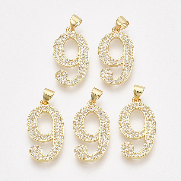 PandaHall Brass Cubic Zirconia Pendants, Real 14K Gold Plated, Clear, Number, Num.8, 23x13x1.5mm, Hole: 4x3mm Brass+Cubic Zirconia Number...
PandaHall Brass Cubic Zirconia Pendants, Real 14K Gold Plated, Clear, Number, Num.8, 23x13x1.5mm, Hole: 4x3mm Brass+Cubic Zirconia Number...