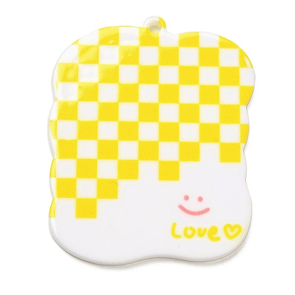 PandaHall Acrylic Pendants, Checkerboard with Rectangle, Yellow, 44x36x2mm, Hole: 1.8mm Acrylic Rectangle Yellow
PandaHall Acrylic Pendants, Checkerboard with Rectangle, Yellow, 44x36x2mm, Hole: 1.8mm Acrylic Rectangle Yellow