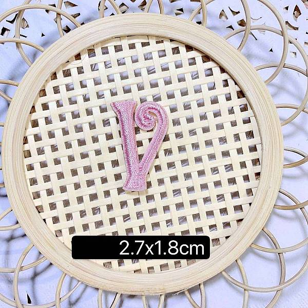 PandaHall Computerized Embroidery Cloth Self Adhesive Patches, Stick on Patch, Costume Accessories, Letter, Pink, V:27x18mm Cloth Letter...
PandaHall Computerized Embroidery Cloth Self Adhesive Patches, Stick on Patch, Costume Accessories, Letter, Pink, V:27x18mm Cloth Letter...