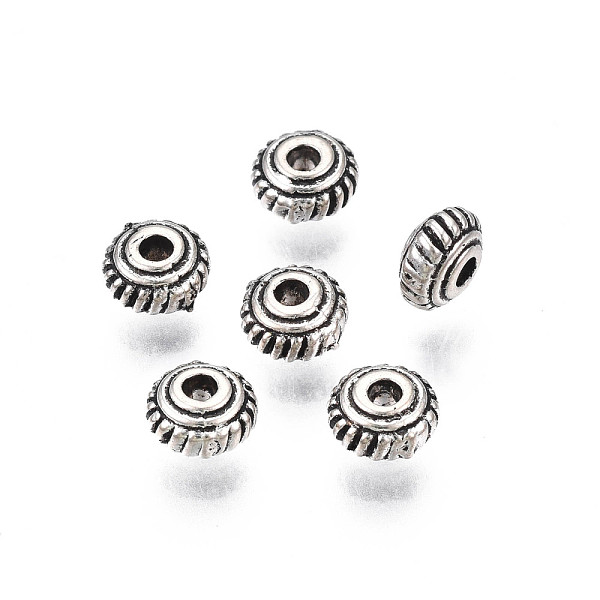 PandaHall Tibetan Style Alloy Spacer Beads, Lead Free and Cadmium Free, Cone, Antique Silver, 5x3mm, Hole: 1.2mm, about 5100pcs/1000g Alloy...
PandaHall Tibetan Style Alloy Spacer Beads, Lead Free and Cadmium Free, Cone, Antique Silver, 5x3mm, Hole: 1.2mm, about 5100pcs/1000g Alloy...