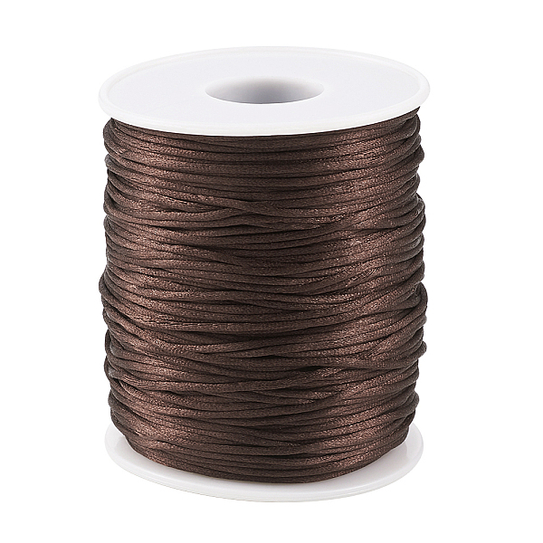 PandaHall Polyester Cord, Satin Rattail Cord, Coconut Brown, 1.5mm, about 100m/roll Polyester Brown
PandaHall Polyester Cord, Satin Rattail Cord, Coconut Brown, 1.5mm, about 100m/roll Polyester Brown