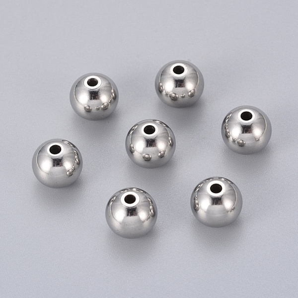PandaHall 201 Stainless Steel Beads, Round, Stainless Steel Color, 10mm, Hole: 2mm 201 Stainless Steel Round
PandaHall 201 Stainless Steel Beads, Round, Stainless Steel Color, 10mm, Hole: 2mm 201 Stainless Steel Round