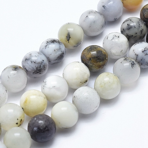 PandaHall Natural White African Opal Beads Strands, Round, 10mm, Hole: 1mm, about 37pcs/strand, 15 inch(38.1cm) White African Opal Round
PandaHall Natural White African Opal Beads Strands, Round, 10mm, Hole: 1mm, about 37pcs/strand, 15 inch(38.1cm) White African Opal Round