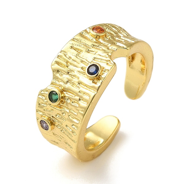 PandaHall Rack Plating Brass Micro Pave Colorful Cubic Zirconia Open Cuff Rings for Women, Real 18K Gold Plated, Inner Diameter: 17.4mm...
PandaHall Rack Plating Brass Micro Pave Colorful Cubic Zirconia Open Cuff Rings for Women, Real 18K Gold Plated, Inner Diameter: 17.4mm...