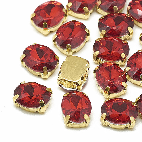 PandaHall Sew on Rhinestone, Multi-strand Links, Glass Rhinestone, with Brass Prong Settings, Garments Accessories, Faceted, Oval, Golden..., Red
PandaHall Sew on Rhinestone, Multi-strand Links, Glass Rhinestone, with Brass Prong Settings, Garments Accessories, Faceted, Oval, Golden..., Red