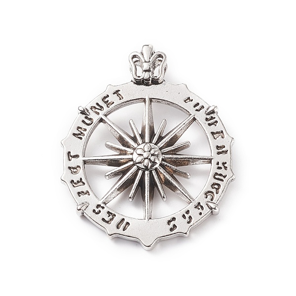 PandaHall Tibetan Style Alloy Big Pendants, Sun, Antique Silver, 51x41x8mm, Hole: 7.5x4.6mm Alloy Sun
PandaHall Tibetan Style Alloy Big Pendants, Sun, Antique Silver, 51x41x8mm, Hole: 7.5x4.6mm Alloy Sun