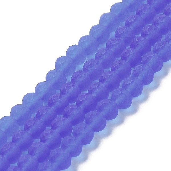 PandaHall Transparent Glass Beads Strands, Faceted, Frosted, Rondelle, Medium Purple, 3mm, Hole: 1mm, about 145~150pcs/strand, 34~35cm Glass...
PandaHall Transparent Glass Beads Strands, Faceted, Frosted, Rondelle, Medium Purple, 3mm, Hole: 1mm, about 145~150pcs/strand, 34~35cm Glass...