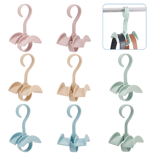 PandaHall AHANDMAKER 8 Pack Rotating Bag Hanger for Closet, 360 Degree Rotatable Belt Hangers Organizer, Scarf Tie Rack Holder, Closet..., Multicolor
PandaHall AHANDMAKER 8 Pack Rotating Bag Hanger for Closet, 360 Degree Rotatable Belt Hangers Organizer, Scarf Tie Rack Holder, Closet..., Multicolor