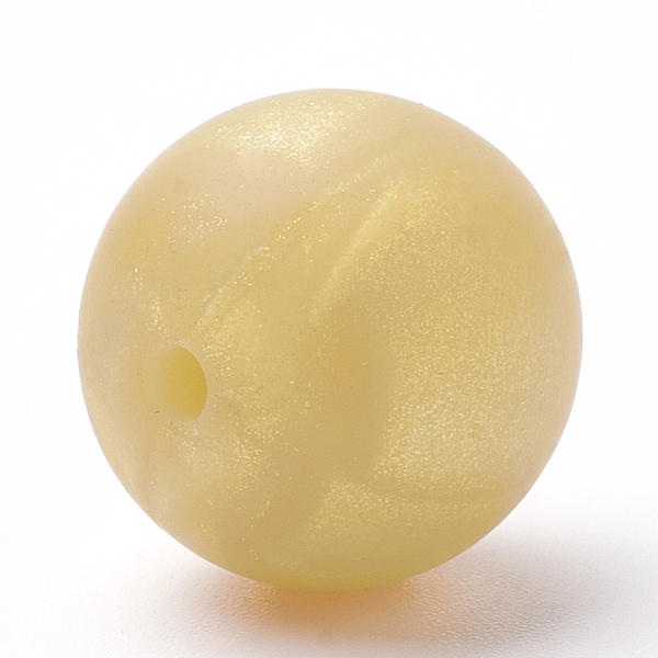PandaHall Food Grade Eco-Friendly Silicone Beads, Round, Goldenrod, 8~10mm, Hole: 1~2mm Silicone Round Gold
PandaHall Food Grade Eco-Friendly Silicone Beads, Round, Goldenrod, 8~10mm, Hole: 1~2mm Silicone Round Gold