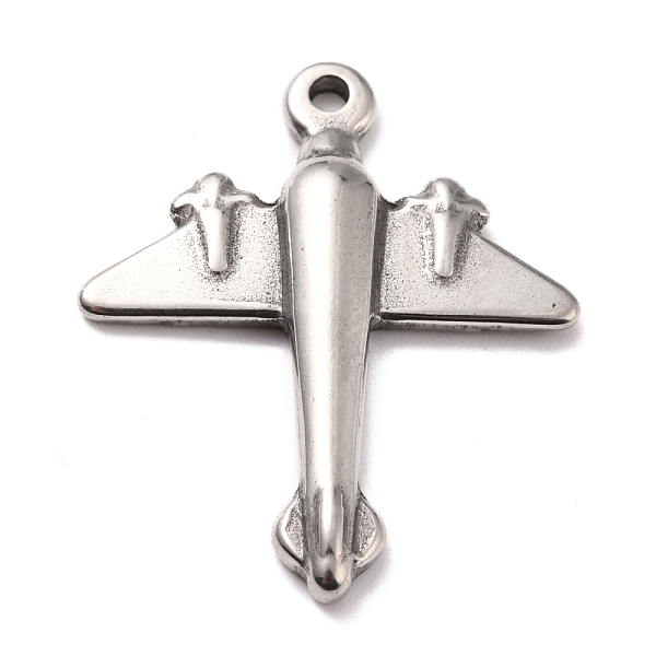 PandaHall 304 Stainless Steel Pendants, Plane, Stainless Steel Color, 26.5x22x3mm, Hole: 1.6mm 304 Stainless Steel Vehicle
PandaHall 304 Stainless Steel Pendants, Plane, Stainless Steel Color, 26.5x22x3mm, Hole: 1.6mm 304 Stainless Steel Vehicle