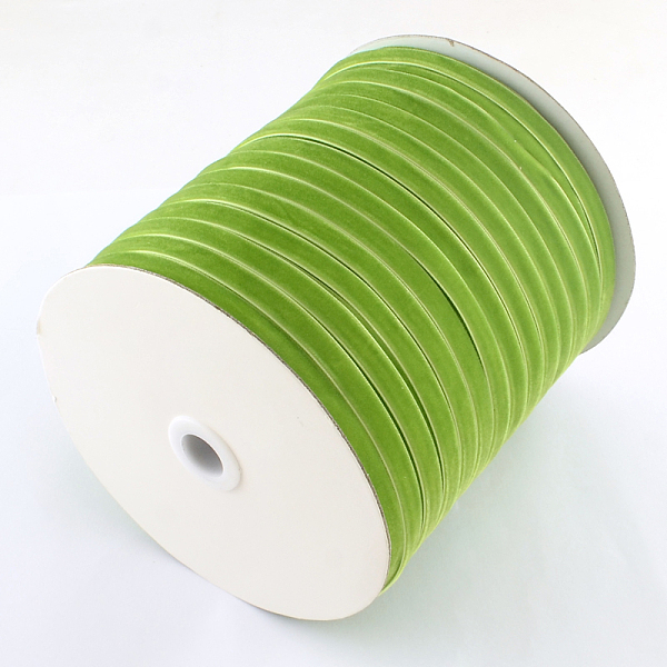 PandaHall 3/8 inch Single Face Velvet Ribbon, Yellow Green, 3/8 inch(9.5mm), about 200yards/roll(182.88m/roll) Velvet None Green
PandaHall 3/8 inch Single Face Velvet Ribbon, Yellow Green, 3/8 inch(9.5mm), about 200yards/roll(182.88m/roll) Velvet None Green