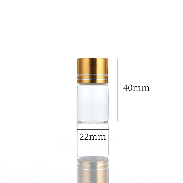 PandaHall Clear Glass Bottles Bead Containers, Screw Top Bead Storage Tubes with Aluminum Cap, Column, Golden, 2.2x4cm, Capacity: 8ml...
PandaHall Clear Glass Bottles Bead Containers, Screw Top Bead Storage Tubes with Aluminum Cap, Column, Golden, 2.2x4cm, Capacity: 8ml...