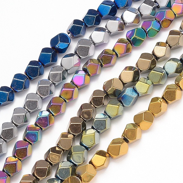 PandaHall Electroplate Non-magnetic Synthetic Hematite Beads Strands, Polygon, Mixed Color, 7~7.5x7~8mm, Hole: 0.8mm, about 52pcs/strand...
PandaHall Electroplate Non-magnetic Synthetic Hematite Beads Strands, Polygon, Mixed Color, 7~7.5x7~8mm, Hole: 0.8mm, about 52pcs/strand...