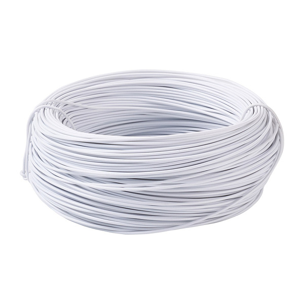 PandaHall Yilisi 1 Roll Round Iron Wire, with Plastic-coated, White, 1.2mm, about 87.5~109.3 yards(80~100m)/roll, 1 roll Iron Round White
PandaHall Yilisi 1 Roll Round Iron Wire, with Plastic-coated, White, 1.2mm, about 87.5~109.3 yards(80~100m)/roll, 1 roll Iron Round White