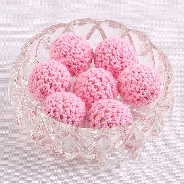 PandaHall Handmade Woolen Macrame Wooden Pom Pom Ball Beads, for Baby Teether Jewelry Beads DIY Necklace Bracelet, Hot Pink, 16mm Fibre...
PandaHall Handmade Woolen Macrame Wooden Pom Pom Ball Beads, for Baby Teether Jewelry Beads DIY Necklace Bracelet, Hot Pink, 16mm Fibre...