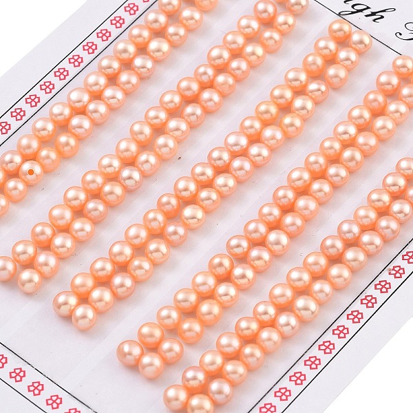 PandaHall Grade 6A Natural Cultured Freshwater Pearl Beads, Half Drilled, Half Round Beads, Pink, 4~4.5x3mm, Hole: 1mm Pearl Half Round Pink
PandaHall Grade 6A Natural Cultured Freshwater Pearl Beads, Half Drilled, Half Round Beads, Pink, 4~4.5x3mm, Hole: 1mm Pearl Half Round Pink