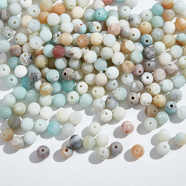 PandaHall Natural Frosted Flower Amazonite Round Beads, 4mm, Hole: 1mm, 96pcs/strand, 15.5 inch, about 3 strands/box Flower Amazonite Round
PandaHall Natural Frosted Flower Amazonite Round Beads, 4mm, Hole: 1mm, 96pcs/strand, 15.5 inch, about 3 strands/box Flower Amazonite Round