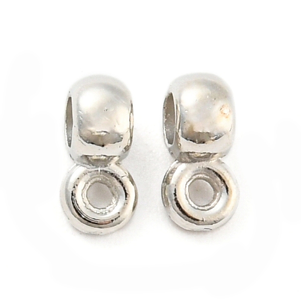 PandaHall CCB Plastic Tube Bails, Loop Bails, Rondelle, Platinum, 7x3.5x4mm, Hole: 1mm, Inner Diameter: 2mm Plastic Rondelle
PandaHall CCB Plastic Tube Bails, Loop Bails, Rondelle, Platinum, 7x3.5x4mm, Hole: 1mm, Inner Diameter: 2mm Plastic Rondelle