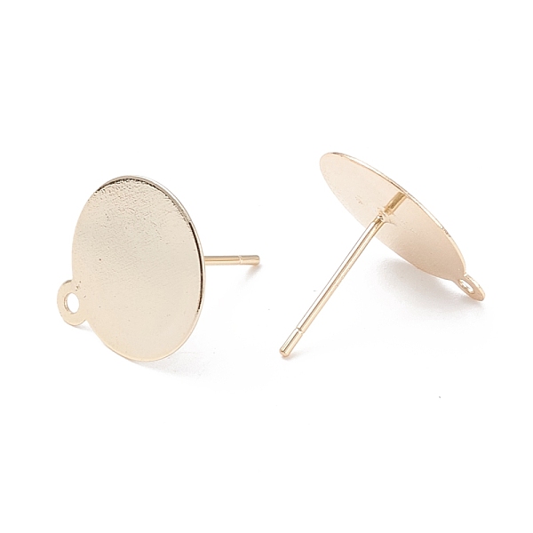 PandaHall Rack Plating Brass Stud Earring Findings, with Loop and 925 Sterling Silver Pins, Long-Lasting Plated, Flat Round, Real 14K Gold...
PandaHall Rack Plating Brass Stud Earring Findings, with Loop and 925 Sterling Silver Pins, Long-Lasting Plated, Flat Round, Real 14K Gold...