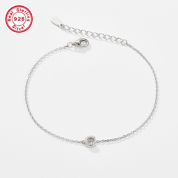 PandaHall Rhodium Plated 925 Sterling Silver Letter Cubic Zirconia Link Bracelets, Cable Chains Bracelets for Women, Letter C, 6-1/4 inch..., Clear
PandaHall Rhodium Plated 925 Sterling Silver Letter Cubic Zirconia Link Bracelets, Cable Chains Bracelets for Women, Letter C, 6-1/4 inch..., Clear