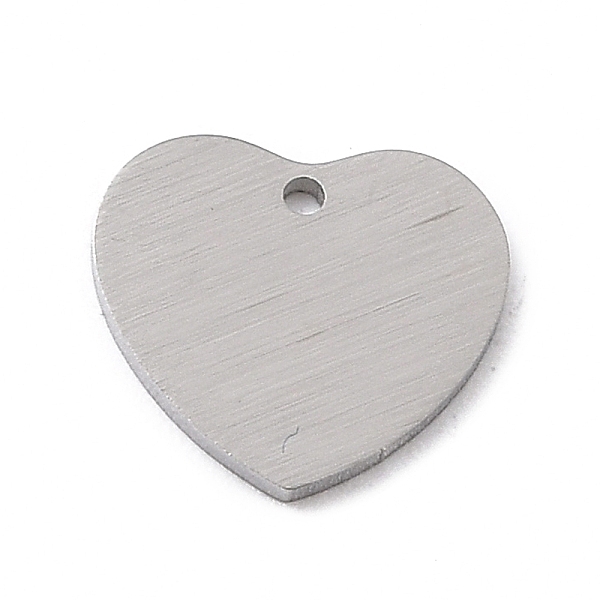 PandaHall 304 Stainless Steel Pendants, Double Side Drawbench, Stamping Blank Tag, Heart, Stainless Steel Color, 11.5x12x1mm, Hole: 1mm 304...
PandaHall 304 Stainless Steel Pendants, Double Side Drawbench, Stamping Blank Tag, Heart, Stainless Steel Color, 11.5x12x1mm, Hole: 1mm 304...