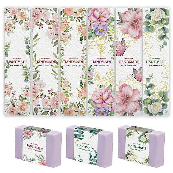 PandaHall 90Pcs 9 Styles Flower Pattern Soap Paper Tag, Paper Soap Wrappers, Rectangle, for Soap Packaging, Mixed Color, 210x50mm..., Multicolor
PandaHall 90Pcs 9 Styles Flower Pattern Soap Paper Tag, Paper Soap Wrappers, Rectangle, for Soap Packaging, Mixed Color, 210x50mm..., Multicolor