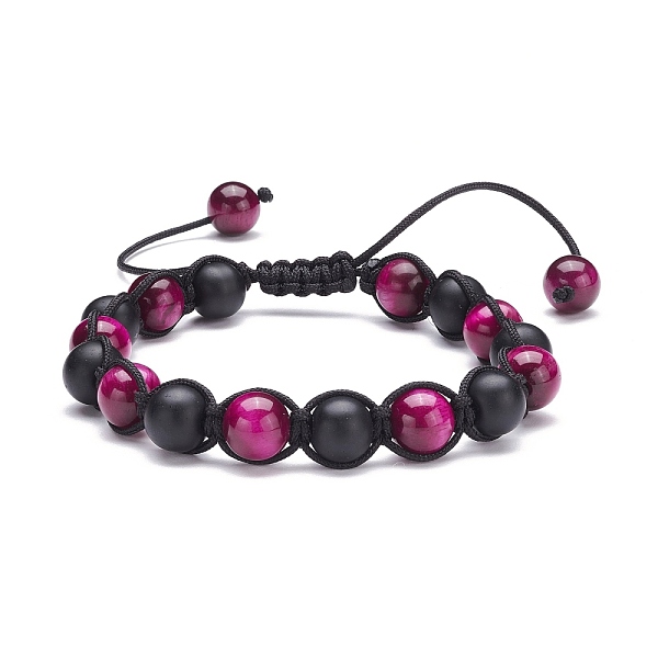 PandaHall Round Stone Braided Bead Bracelets Set, Natural Tiger Eye & Synthetic Black Stone Beads Stackable Bracelets for Women, Dark Violet...
PandaHall Round Stone Braided Bead Bracelets Set, Natural Tiger Eye & Synthetic Black Stone Beads Stackable Bracelets for Women, Dark Violet...