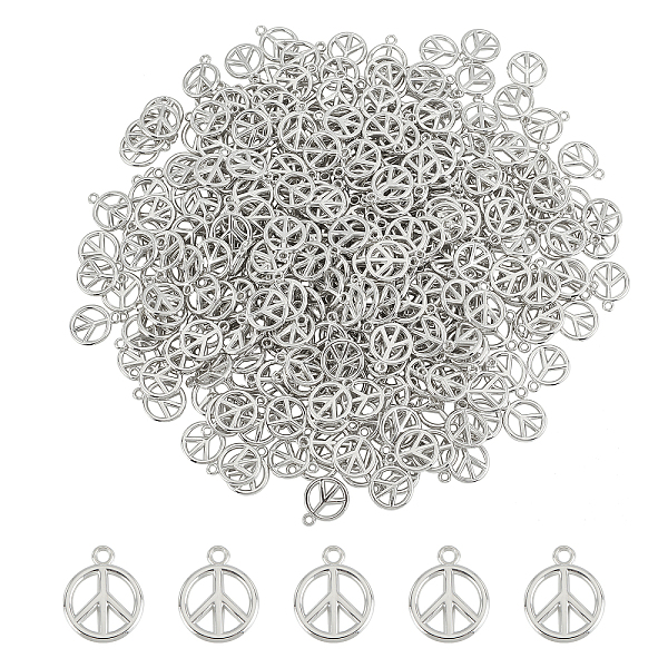 PandaHall SUPERFINDINGS About 300Pcs Peace Symbol Charms Pendant Platinum Peace Sign Charms 19.5x16mm Plastic Pendants for DIY Necklace...
PandaHall SUPERFINDINGS About 300Pcs Peace Symbol Charms Pendant Platinum Peace Sign Charms 19.5x16mm Plastic Pendants for DIY Necklace...
