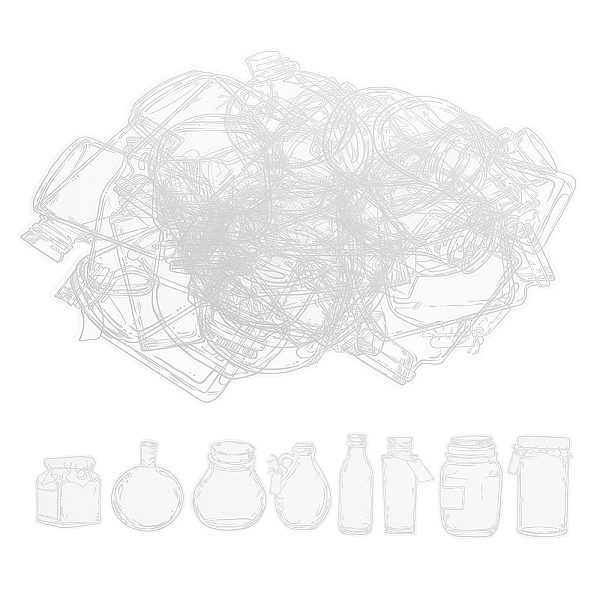 PandaHall AHADERMAKER 4 Bags 4 Styles PET Adhesive Waterproof Stickers Set, Transparent Bottle Decorative Stickers for DIY Scrapbook, Mixed...
PandaHall AHADERMAKER 4 Bags 4 Styles PET Adhesive Waterproof Stickers Set, Transparent Bottle Decorative Stickers for DIY Scrapbook, Mixed...
