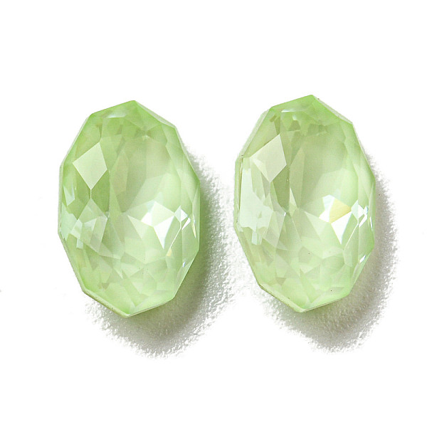 PandaHall Glass Rhinestone Cabochons, Point Back & Back Plated, Faceted, Oval, Chrysolite, 10x6.5x4mm Glass Rhinestone Oval Green
PandaHall Glass Rhinestone Cabochons, Point Back & Back Plated, Faceted, Oval, Chrysolite, 10x6.5x4mm Glass Rhinestone Oval Green