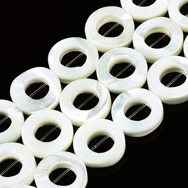 PandaHall Natural Trochid Shell/Trochus Shell Beads Strands, Ring, Bleach, 15x4mm, Hole: 1mm, about 26pcs/strand, 15.75 inch(40cm) Trochus...
PandaHall Natural Trochid Shell/Trochus Shell Beads Strands, Ring, Bleach, 15x4mm, Hole: 1mm, about 26pcs/strand, 15.75 inch(40cm) Trochus...